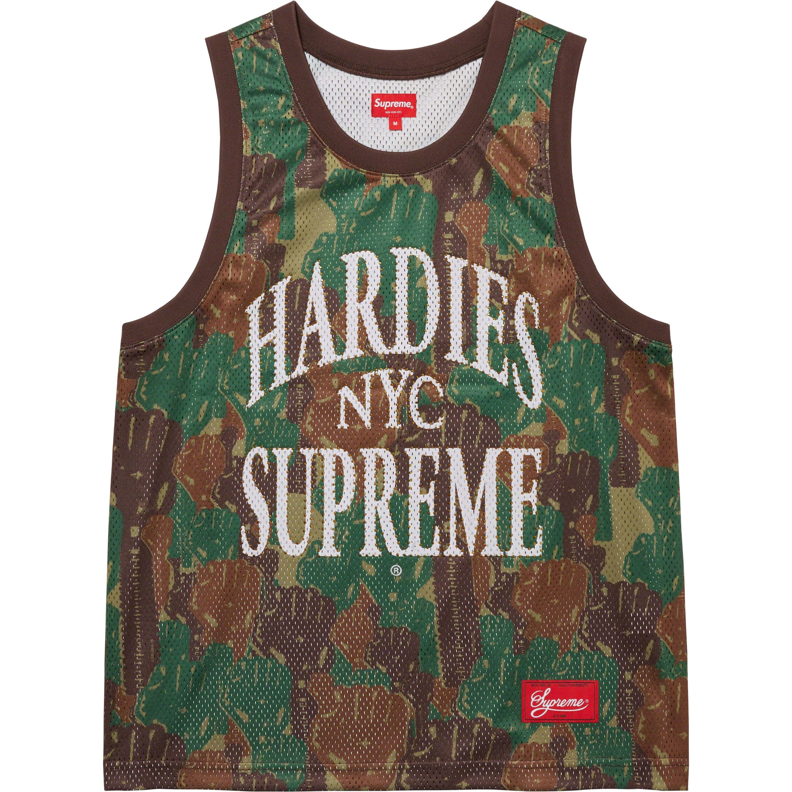 Supreme/Hardies Camo Basketball Jersey view 7